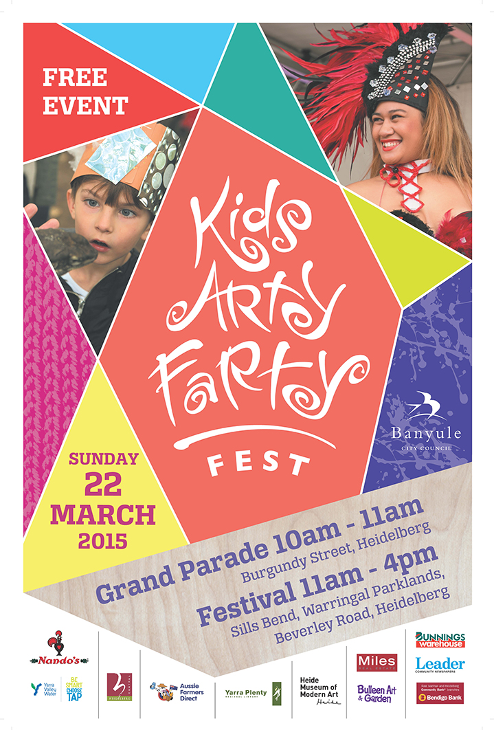 Banyule Festival 2015 Marketing Bus Shelter KAFF - smaller